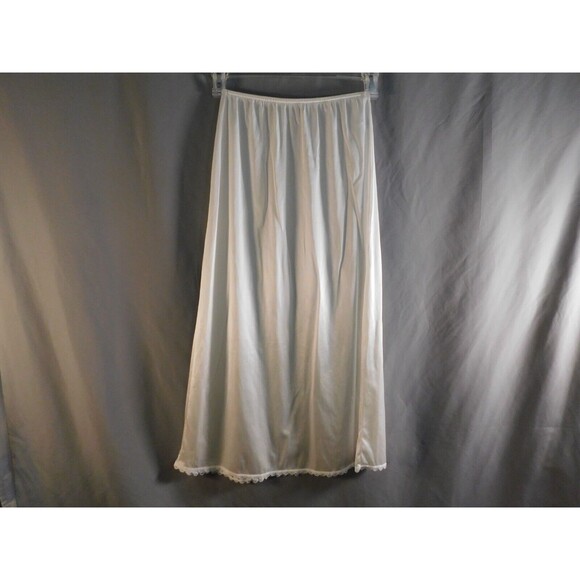 Warner's Half Slip M Women's Vintage White 33" Long Size Medium - Picture 1 of 6